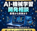 機械学習講師がAI開発の相談に乗ります 機械学習講師AIの基礎から実装までサポート イメージ1
