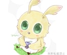 IRIAMで使える!SDキャラ描きます 透過あり、透過なしの2枚を納品します! イメージ4