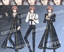 完成品｜小銃持つ男性｜衣装・表情・ポーズ差分有ます TRPG・動画・ゲームの立ち絵としてご自由にご利用頂けます！ イメージ2