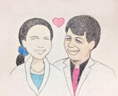 似顔絵をお描きします ＊家族やお友達に絵を贈りたいあなたへ＊誕生日や結婚式などに イメージ2