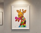 ビビットなカラフルイラスト描きます ビビットカラーの世界で一匹の動物たちを描くのが得意！ イメージ6