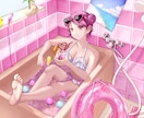 かわいいイラスト制作承ります かわいいイラストで、配信サムネやSNSアイコン等を制作！ イメージ5