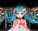 配信・SNSアイコン・MV用イラスト描きます 歌ってみた・ヘッダー・一枚絵、キャラデザ等ご相談ください。 イメージ4
