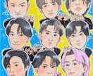 そっくりな可愛い似顔絵描きます 水彩やデジタルで似顔絵お描きします！ イメージ9
