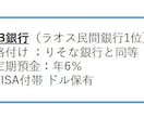 海外に銀行口座を持ちたい方をサポートします ラオスにあるJDB銀行の口座開設をご案内します。 イメージ3