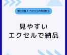 家計簿入力代行｜レシート写真→エクセル入力します 面倒な家計簿入力は丸投げでOK。時短×外注で貯まる家計習慣へ イメージ7