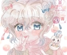 可愛い女の子のアイコン描きます キュートをお届け♡貴方のSNSを可愛く彩りませんか？ イメージ3