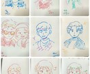 ポスカでふわっと似顔絵かきます ちょうどよくデフォルメされたかわいい似顔絵かきます！ イメージ1