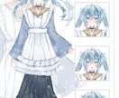 一枚絵、アイコン、サムネイルや夢絵まで全部描きます ご相談だけでも◎ゆるふわでキラキラしたイラストをお届けします イメージ7