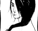 モノクロイラスト描きます 挿し絵調、アイコン風、似顔絵などを描いていきたいと思います。 イメージ7