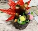 木の実でインテリア小物を作ります どんぐりや松ぼっくりを使って、秋やクリスマスの小物を作ります イメージ4