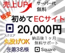 7月先着3名SquareでECサイト作成します 初めてのネット商品販売・在庫管理をご検討中の事業主様へお勧め イメージ1