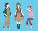 人物イラストをご希望に合わせてお描きします 立ち絵、アイコン、ゲームなどのスチルに！ イメージ3