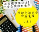 小規模事業持続化補助金申請書を添削します 中小企業診断士が小規模事業持続化補助金申請書を添削します イメージ1