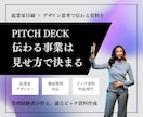 投資家・審査員に伝わるピッチ資料を作成します 登壇経験者だから理解できる。構成整理からサポートします。 イメージ1