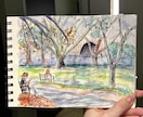 プレゼント・記念に!水彩画を制作いたします オーダーメイドの水彩画を制作いたします イメージ7