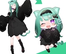 まるまる可愛い！　デフォルメイラスト描きます 商用利用、二次利用、PSD納品、高画質納品、修正、全部無料！ イメージ3