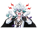大手Vtuberも採用！色んな表情イラスト描きます 商用利用料込！動画サムネイルやSNS用画像におすすめ！ イメージ3
