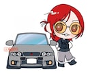 ゆるもちな可愛い「愛車イラスト」制作します デフォルメイラストであなたの愛車を変身させちゃいます！ イメージ6