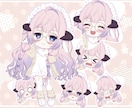 デフォルメ表情差分たくさん描きます ミニキャラの表情差分オプションあり！表情豊かに描きます！ イメージ4
