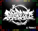 ストリート・アート系のロゴをデザインします オリジナルTシャツやロゴなどに使えるオリジナル文字を描きます イメージ1