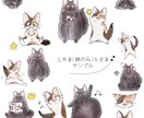 ねこちゃんのアイコンイラスト描きます 漫画のキャラクターのような楽しいイラストを作成 イメージ5