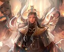 一枚絵の作成をします 神々しい雰囲気がお好きな方へ！ イメージ3