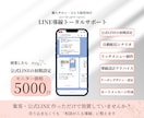 公式LINE構築一人経営でも回る集客導線を整えます 初めてでも安心！自動でお客様が集まる導線設計をお手伝いします イメージ1