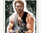 油絵の具の手描きタッチの似顔絵描きます ちょっと特別な記念プレゼントにいかがでしょうか？ イメージ3