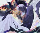 様々な用途に合わせた一枚絵を制作します 動画のサムネイル用やSNSのヘッダー、キービジュアルなどに イメージ1