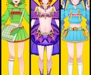 あなただけの立ち絵イラスト制作します 高クオリティ&印象に残るキャラクターをあなたに イメージ4