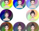 8イメージカラー診断します 自分の容姿の「イメージ」に合った色を知りたい方向け！ イメージ1