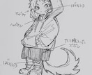 シャープペンで素敵な人物イラスト描きます 2000円のイラスト⁉️ラフ提案数、修正無制限‼️ イメージ4