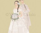ウェディングイラスト承ります 結婚式の思い出をイラストで残したいとお考えの方へ イメージ1