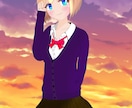 TwitterなどSNSのアイコン描きます アニメよりの創作イラストを描きます。 イメージ1