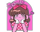 ポップな可愛いイラストお描きします 迅速対応！SNSアイコンなど用途は色々！ イメージ6