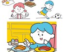 こども向けのほんわかタッチイラスト描きます 絵本の挿絵、一枚絵、チラシなど、色々ご使用いただけます！ イメージ6