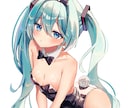 可愛くてキラキラしたイラストをお描きします かわいい女の子を描くのが得意です！ イメージ2