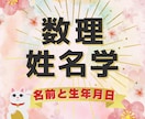 ココナラで唯一の出品・数理姓名学で鑑定します 従来の姓名判断ではありません。吉数は人によって異なります。 イメージ4