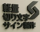 送料無料！立体切り文字・ロゴ製作しますます 壁を傷つけないホチキス設置・マグネット設置OK／厚み自由指定 イメージ1
