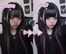 バズる地雷系写真や動画に顔や色味を加工します どんな写真や動画でもかわいい地雷系に加工します♥ イメージ2