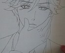 今流行りのCMにも出ているVoltage恋愛ゲームのキャラを描きます！ イメージ2
