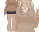 VTuber用パーツ分け立ち絵イラスト作成します Live2D／VTuber用パーツ分けイラスト作成します イメージ2