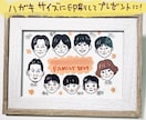 お写真からシンプルな顔だけ似顔絵描きます グループやチーム、ご家族のプレゼントに！　二人目から割引あり イメージ3