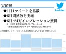 反響大★Twitterで90RT以上拡散します 自分のツイート、商品を大拡散・宣伝したい方にお勧め。実績多数 イメージ3