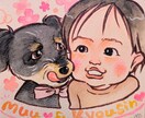 色紙に似顔絵お描きします 可愛くて、嬉しく。ホッとして、笑顔になります。 イメージ4