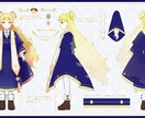 細部まで拘ったキャラクターイラスト全般制作します 一枚絵から立ち絵、三面図など丁寧にご対応させて頂きます イメージ4