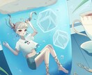 可愛いイラストお描きします 1枚絵、アイコン、キャラデザなど！ イメージ6