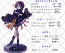 立ち絵・ミニキャラなどイラスト制作します オリキャラ/配信素材/歌ってみた/TRPGなど！ イメージ4