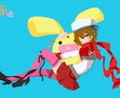 かわいい系のキャライラスト制作します SNSやTRPG、商用利用もOKです！ イメージ1